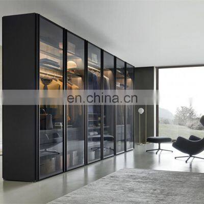 Custom Australian Style Glass Door Wardrobes Modern Bedroom Wardrobe Design