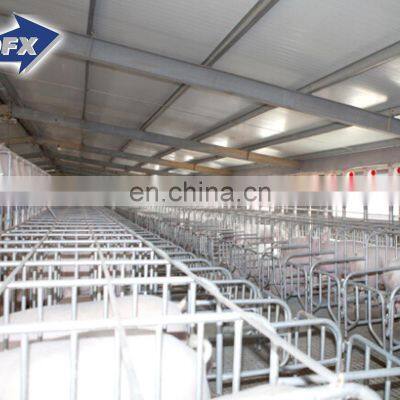 low cost light steel structure livestock pig farm house pigpen barn steel building