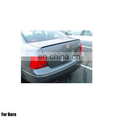 Car ABS Primer Painted Spoiler Lip Wing Wiper Styling Spoiler Side Skirt For BORA 2010-2015Rear Spoiler photo-2