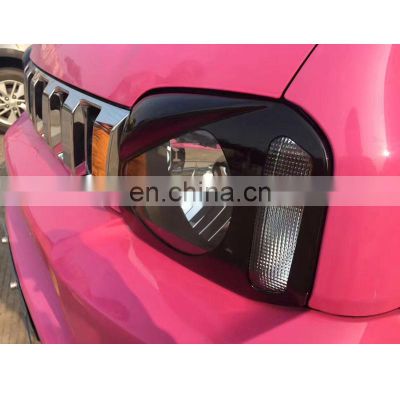 New Design Off Road ABS Plastic Front Headlight Headlamp Lens Cover for Suzuki Jimny SUV Car Parts Auto Exterior Accessories