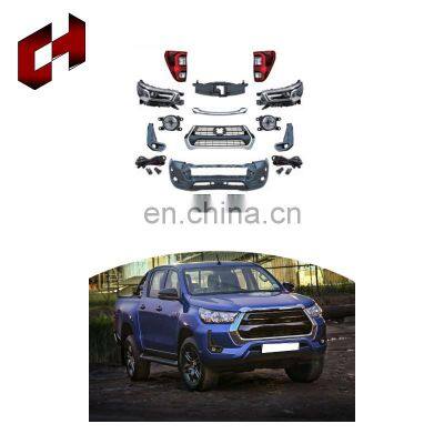 CH Wholesale Car Accessories Front Rear Bumper Side Skirt Headlamps Full Kits For Toyota Hilux 2015-20 To 2021