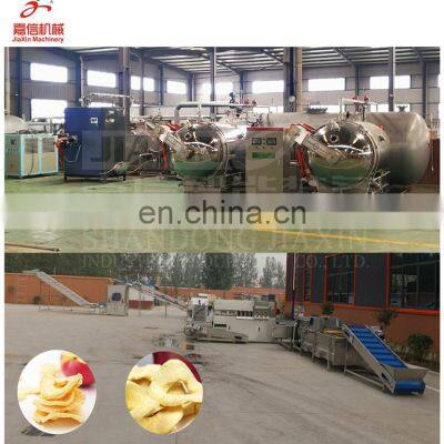 New style apple crisp chips vacuum drying machinery