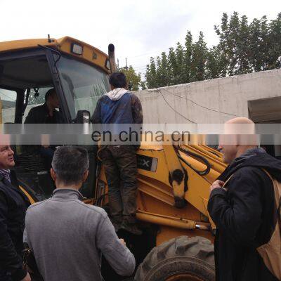 UK JCB 3CX Backhoe Loader Loading, Jcb 3cx Ship to Chile, Loading Service for JCB Backhoe Loader Transfer by Flat photo-3
