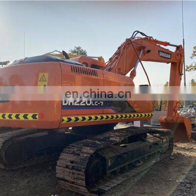 Hydraulic doosan crawler excavator , Original korea made doosan dh220-7 , doosan dh220 digger