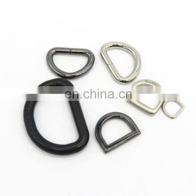 Manufacture Custom Zinc Alloy Flat Metal D Ring Iron Ring D-rings for Handbags photo-5