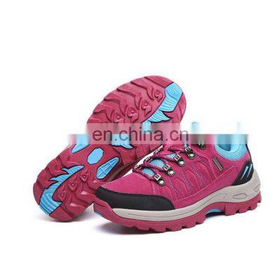 High Cut Microfiber Leather Waterproof Sport Outdoor Hiking Shoes Men Footwear Sneakers photo-5