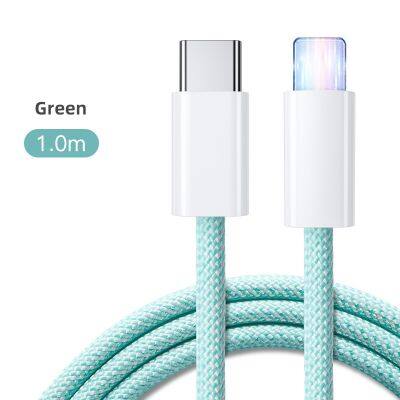 1m OEM Data Cable With Nylon Braided C to C Cable 2.4A Fast Charging For Android phone charger cable