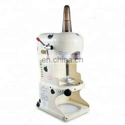 Hot sale snow ice block shaving machine/snow ice shaver machine for coffee shop or dessert shop