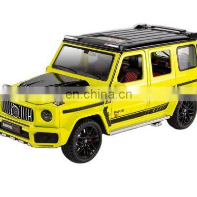 1:18 Diecast Alloy TOY CAR Off-road Vehicle Model Pull Back Toy BRABOS 700 SUV photo-4