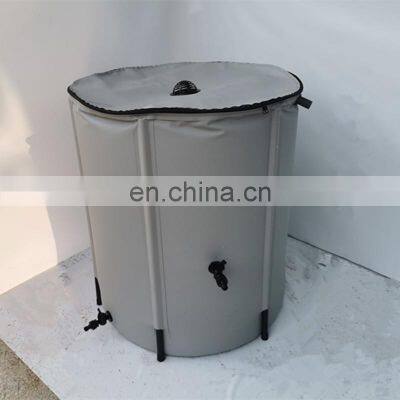 Garden 100l 160l 200l 250l Rainwater Water Storage Tank PVC Barrel With Dispenser And Purifier