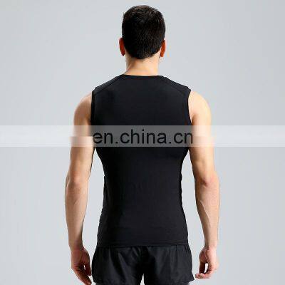 Quick Dry Custom Sleeveless Colour Blocking Gym Fitness Sports Wear Tank Top Men's Basketball Training Breathable Vest Clothing