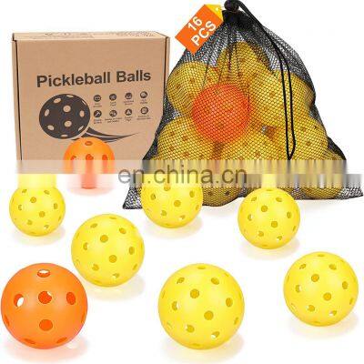 Stable resistance play 74mm40 holes 26g pickleball GPickleball Plastic hole ball