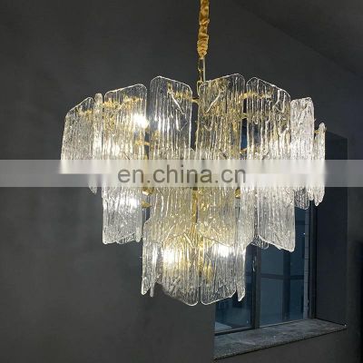 Tree Branches Chandeliers Gold Luxury Round Glass Pendant Light Ceiling Hanging Light for Dining Room Bedroom Living Room