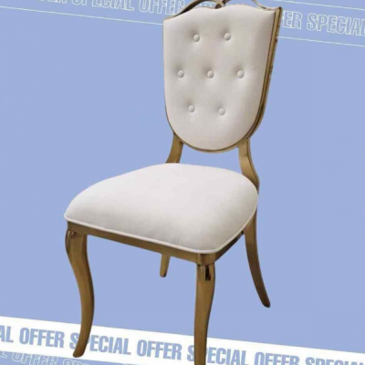 News model Golden Stainlesss Steel Banquet Hotel Chair