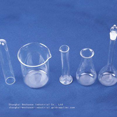 Customized Silica Fused Quartz Glass Flask /Labware/ Quartz Glassware With High Quality Quartz Beakeer photo-4
