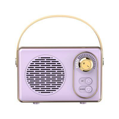 wholesale  portable Small Wireless Speaker Cute Old Fashion Style for Kitchen  Vintage Retro Bluetooth Speaker