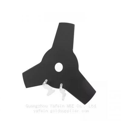 3T Black Grass Trimmer Blades Weed Eater Blade Brush Cutter Blade For Weeding photo-3