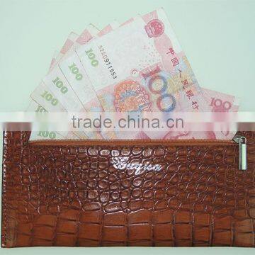 Plain and Convenient Leather Lady Coin Purse photo-4