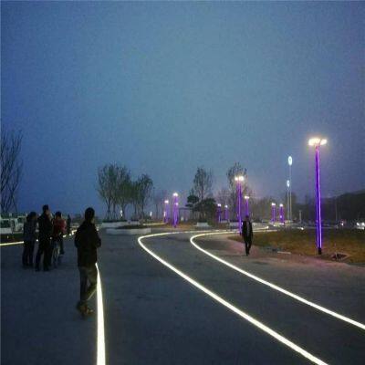Glowing Buried Light Bricks, Led Strip Glowing Bricks, Glass Light Strips, Wholesale of Square Floor Tile Lights photo-4