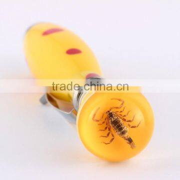 Fantastic Promotional Gift,Real Insect Resin Ballpoint Pen