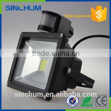 Manufacturer price 20w led floodlight pir sensor light