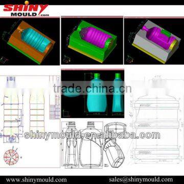 plastic injection blow mould