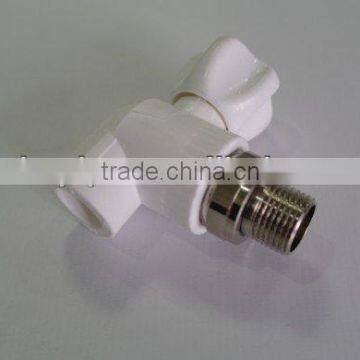 high quality ppr pipe fittings D20-32mm angle thermostat valve