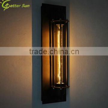 Gunmetal Grand Edison Lamp Caged Sconce Wall Lamp                        
                                                Quality Choice