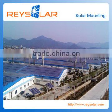 roof solar mounting system steel tile roof solar pv mounting professional pv solar flat roof mounting system