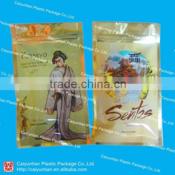 custom aluminium foil food zipper plastic packaging bags