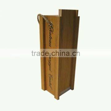 Rectangular Wooden Wine Box photo-6