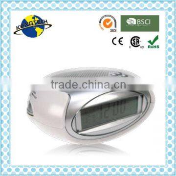Top Sale Oval Shape Weather Station Alarm Clock Radio
