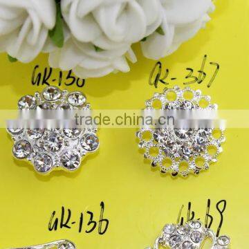 China rhinestone button / custom made metal buttons