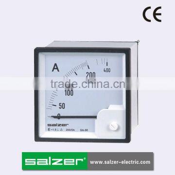 SALZER Brand SA-T96A(F) Analog AC Ammeter Panel Meter