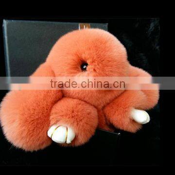 Decorative Plush Animal Toy as Gift Cute Cartoon Soft Rabbit Doll in Bag, Cellphone or Key
