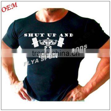 mens plain slim fit bodybuilding wear gym singlet t-shirts                        
                                                Quality Choice