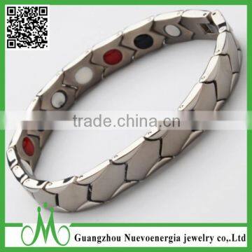 Many Colors Titanium Gold Magnetic Bracelet for Men photo-2
