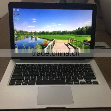 13.3 inch silver white /colored intel i3 wholesale laptops with 500gb with2gb