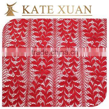 Net Yarn Soft Elegant Floral Lace Embroidery Fabric photo-4