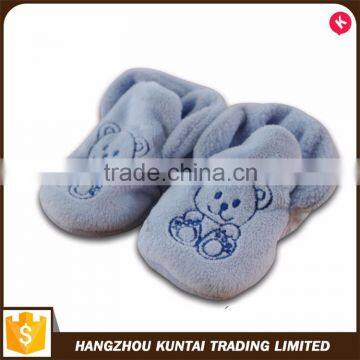 Unique design hot sale plush baby shoes