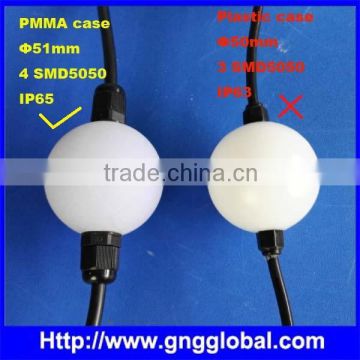 led light ball for dance disco light dance hanging 3d dmx rgb led ball application for the stage