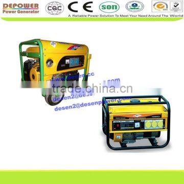 650W/5/2/3/6kw Portable Gasoline Generator Set
