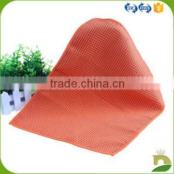 strong water abserbent Waffle car cleaning cloth