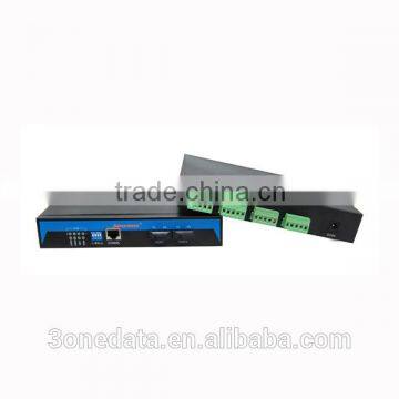 4 channels RS-485/422 to 2 ports optic fiber redundancy converter