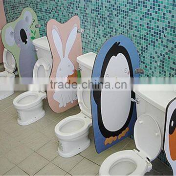 HPL panel/high pressure laminate/door laminate sheet used in kindergarten toilets