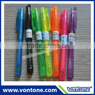 fluorescent recycled bottle PET gel ink pen