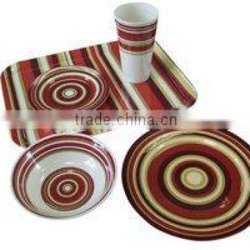 5 pcs melamine tableware