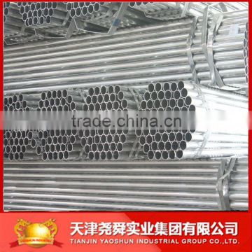 PRE ZINC COATED STEEL PIPE/STEEL TUBE FOR BUILDING MATERIALS