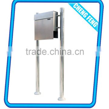 Freestanding stainless steel mailbox GLY-503S-H