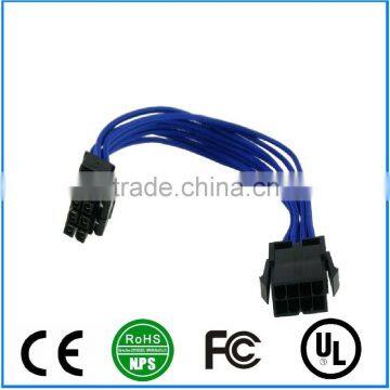ATX 8Pin to 8 Pin Internal PC PSU Power Extension Cable PCB